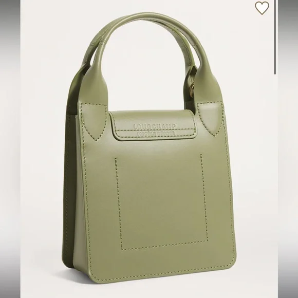 Longchamp Green Extra Small Leather Le Pliage Du Jardinier Bag